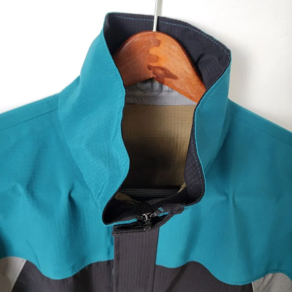 Vtg Made In USA Linksport Gore-Tex Windbreaker Jacket LG 100% Nylon Colorblock